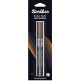 Scrikss Refili Siyah 0.7 mm 2'li Blisterli Roller Kalem