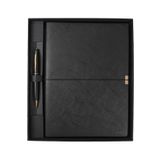 Scrikss Sd700-b1 Premıum Defter Toledo B5 Siyah & 35 Tükenmez Mat Siyah Altın Set Özel Hediyelik Kutulu