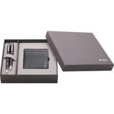 Scrikss Set Dolmakalem - Tükenmezkalem 35 Noble Siyah & Deri Kredi Kartlık Siyah Dr 208