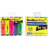Scrikss SH712 Fosforlu Kalem 5'li Set - Renkli