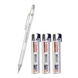 Scrikss Simo R&D Japan Uclu Kalem Beyaz 0.7 1 Adet Ve Mikro 0,7 Versatil Kalem Ucu Siyah 3 Paket