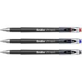 Scrikss Speed Gel 0.5 3'lü Siyah Mavi Kırmızı Tükenmez Kalem Set