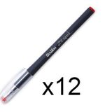Scrikss Speed Kırmızı 0.7 mm 12'li Jel Tükenmez Kalem