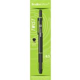 Scrikss Twist Versatil Kalem (Mekanik Kurşun Kalem) 0.5 Mm Yeşil Şeffaf Ambalaj T00STCC5TWS11A