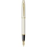 Scrikss & WizDesign 35 Dolma Kalem Beyaz Altın F Uç ÖMÜR BOYU GARANTİLİ / KİŞİSELLEŞTİRİLEBİLİR - Beyaz - Altın