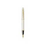 Scrikss WizDesign 35 DOLMA KALEM BEYAZ ALTIN F UÇ - ÖMÜR BOYU GARANTİLİ / LÜKS KUTULU / İSME ÖZEL TASARIM