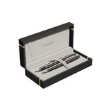 Scrikss WizDesign 35 DOLMAKALEM + TÜKENMEZKALEM SET TİTANYUM (ÖMÜR BOYU GARANTİLİ-LÜKS KUTULU-KİŞİYE ÖZEL)