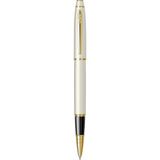 Scrikss - Wizdesign 35 Roller Kalem Beyaz Altın (Ömür Boyu Garantili-Kutulu-Kişiye Özel) - 1 Adet - Beyaz - Altın