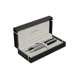 Scrikss WizDesign 35C DOLMA KALEM + TÜKENMEZKALEM SET SİYAH KROM (ÖMÜR BOYU GARANTİLİ-KUTULU-KİŞİYE ÖZEL)