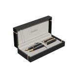 Scrikss WizDesign 38 DOLMA KALEM + TÜKENMEZKALEM SET SİYAH ALTIN (ÖMÜR BOYU GARANTİLİ-KUTULU-KİŞİYE ÖZEL)