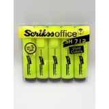 Scrikss - Wizdesign Blisterli 5'li Sarı Renk Fosforlu Kalem