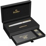 Scrikss & WizDesign Heritage Dolma Kalem Gold Krom M Uç ÖMÜR BOYU GARANTİLİ / KİŞİSELLEŞTİRİLEBİLİR - Gold - Krom