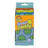 Scrub Daddy Scour Daddy, Ovma Süngeri, Çizilmez Ovma Süngeri, Bulaşık Temizlemek için Dayanıklı Ovma Süngeri, Metal Ovmaya Alternatif, Yıkama Süngeri, 3'lü Paket