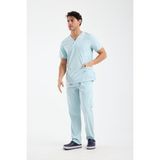 Scrubs Erkek Doktor Üniforması – Likralı Medikal Forma – Carex - Camgöbeği