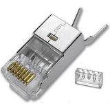 Scs Pazar Cat7 Metal Konnektör RJ45 Cat7 Jack 50-100LÜ Paket - 100 ADET