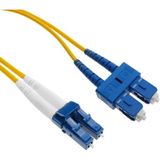 Scs Pazar Scspazar Sc-Lc Sm Dublex Fiber Optik Patch Cord Kablo 1MT-50MT - Sarı - 2 m