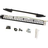 Scs Pazar Toz Kapaklı Patch Panel - 24 Port - Modüler Boş - Ftp - 1u - Zırhlı - Tüm Jacklar Uyumlu