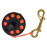 SCUBA Choice SCUBA Diving Compact parmak makara with plastik Handle, 65, turuncu Line"