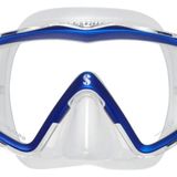 Scubapro Crystal Vu Maske Dalış Maskesi, Unisex, Tek Beden, Şeffaf / Mavi