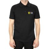 Scuderia Ferari Mission Polo Yaka Siyah Tişört - 2XL