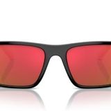Scuderia Ferrari FZ6003U Fit Dikdörtgen Siyah Kırmızı Altın Aynalı 59 mm Erkek Güneş Gözlüğü