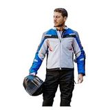 Scudo Madrid Mavi Erkek Motosiklet Ceketi 2Xl