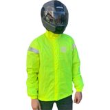 Scudo Peru Sarı Üst Motosiklet Yağmurluğu 2Xl