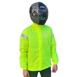 Scudo Peru Sarı Üst Motosiklet Yağmurluğu - XL