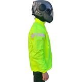 Scudo Peru Sarı Üst Motosiklet Yağmurluğu Xs