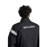 Scudo Peru Siyah Üst Motosiklet Yağmurluğu - 4XL