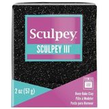 Sculpey 5796202 Siyah Glitter 57 gr Polimer Kil
