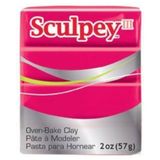 Sculpey III 083 Red Polimer Kil