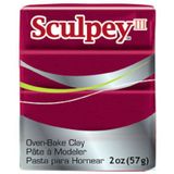 Sculpey III 1140 Deep Red Pearl Polimer Kil
