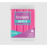 Sculpey Iıı Polimer Kil 558 Pembe Glittter (Simli)
