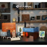 Sculpfun Mini Lazer Markalama Makinesi 5 Watt Optik Çıkış Sculpfun Icube Pro Portatif Lazer - Mavi
