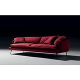 SCY Home Garden Scks-075 Lilith Modern 3'lü Koltuk Özel Tasarım Koltuk Takımı Oturma Grubu Montajsız Kanepe Bordo