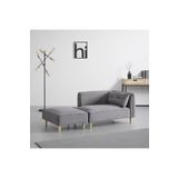 SCY Septentri Modern Puf Tekli Berjer Takımı Montajsız Bench Bank Oturma Odası Kanepe Mini Puflu Koltuk