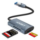 SD 4.0 kart okuyucu, ACKSKY Micro SD 4.0 kart adaptörü, SD karttan USB adaptörüne, USB 3.0 hafıza kartı okuyucusu, bilgisayar TF SD SDHC SDXC Micro SD Micro SDHC mikro SDXC MMC RS-MMC UHS-I UHS-II