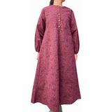 Sd Butik Elbise - Açık Bordo