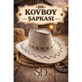 S&D ÇARŞİ çocuklar için süet kovboy gösteri şapkası (STANDART)