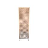 Sdf Ahşap Paravan Seperatör 65 x 200 cm Çam Renkli Modern Tasarım Ahşap Malzeme ile Dekoratif
