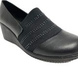 Sdf D-08 Deri Trend Fashion Dolgu Topuklu Kadin Ayakkabi