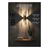 Sdlight Eskitme Gold Pilli ve Elektrikli Modern Lüks Duvar Aplik Merdiven