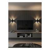 Sdlight Siyah Pilli ve Elektrikli Modern Lüks Duvar Aplik Merdiven