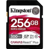Sdr2-256Gb Canvas React Plus Sdxc Uhs-II 300R-260W U3 V90 For Full Hd-4K-8K Hafıza Kartı