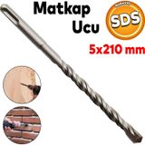 Sds Matkap Ucu Beton Duvar Tuğla Açma 5X210 mm