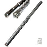 Sds Max Kırıcı Için Matkap Ucu 16MM 4 Elmas/flüt Elmaslı Sdsmax 16MMX540MM - Altın