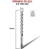 Sds Plus Beton Duvar Matkap Ucu 8 x 450 mm - Altın