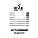 Sds Plus Kırıcı Delici Hilti Duvar ve Beton Delme Matkap Ucu seti 7 parça 210mm Boy 6mm-12mm