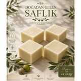 SDT Doğal El Yapımı Zeytinyağ Özlü Katı Sabun 4 x 100 gr